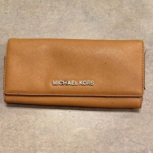 Michael Kors Caramel Leather Wallet